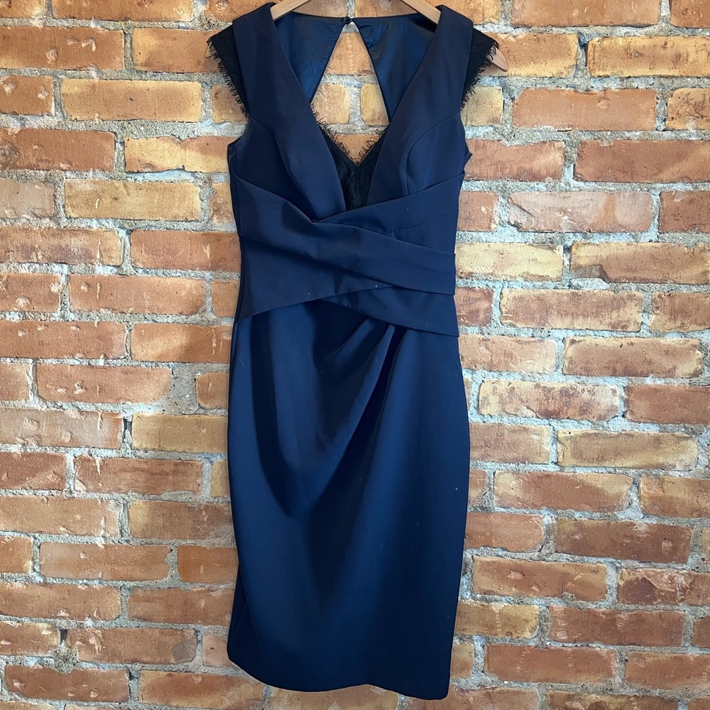 Lipsy + Dress + Navy/Black + Size 4
